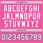 Personalized Pink Black-Light Blue Authentic Throwback Basketball Jersey