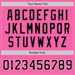 Personalized Pink Black-White Authentic Baseball Jersey Team Custom Name and Number