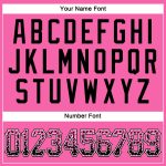 Personalized Pink Black-White Authentic Drift Fashion Baseball Jersey Team Custom Name and Number