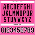 Personalized Pink Black-White Authentic Sleeveless Baseball Jersey Team Custom Name and Number