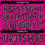 Personalized Pink Black-White Sublimation Soccer Uniform Jersey Team Custom Name and Number