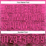 Personalized Pink Brown Sublimation Soccer Uniform Jersey Team Custom Name and Number