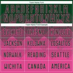 Personalized Pink Green Sublimation Soccer Uniform Jersey Team Custom Name and Number