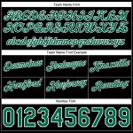 Personalized Pink Kelly Green-Black Authentic Throwback Split Fashion Basketball Shorts Team Custom Name and Number