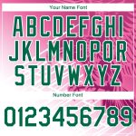 Personalized Pink Kelly Green-White 3D Pattern Design Animal Eagle Authentic Baseball Jersey Team Custom Name and Number