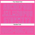 Personalized Pink Light Blue 3D Pattern Design Rave Halloween Pumpkin Authentic Baseball Jersey Team Custom Name and Number