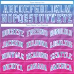 Personalized Pink Light Blue-White Round Neck Sublimation Basketball Suit Jersey