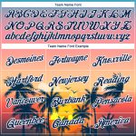 Personalized Pink Navy-White 3D Pattern Design Hawaii Palm Trees Performance T-Shirt Team Custom Name and Number