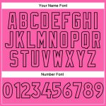 Personalized Pink Pink-Black Authentic Throwback Basketball Jersey Team Custom Name and Number