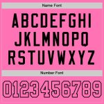 Personalized Pink Pink-Black Mesh Authentic Football Jersey Team Custom Name and Number