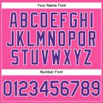 Personalized Pink Purple-White Performance Vapor Golf Polo Shirt Team Custom Name and Number