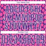 Personalized Pink Purple-White Snake Skin Sublimation Soccer Uniform Jersey Team Custom Name and Number