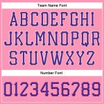 Personalized Pink Purple-White Stitched Adjustable Snapback Hat Team Custom Name and Number