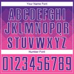 Personalized Pink Purple-White Sublimation Soccer Uniform Jersey Team Custom Name and Number
