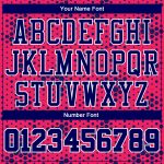 Personalized Pink Royal-White Round Neck Sublimation Basketball Suit Jersey Team Custom Name and Number