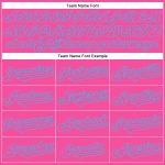 Personalized Pink Sky Blue 3D Pattern Design Rave Halloween Pumpkin Authentic Baseball Jersey Team Custom Name and Number