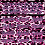 Personalized Pink Sky Blue-Black Leopard Print 3D Pattern Design Bomber Full-Snap Varsity Letterman Jacket Team Custom Name and Number