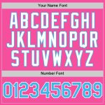 Personalized Pink Sky Blue-White 3D Pattern Design Gradient Style Twinkle Star Authentic Baseball Jersey Team Custom Name and Number