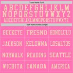Personalized Pink Vintage USA Flag-City Cream Mesh Authentic Football Jersey Team Custom Name and Number