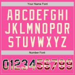 Personalized Pink Vintage USA Flag-Cream Authentic Baseball Jersey Team Custom Name and Number