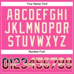 Personalized Pink Vintage USA Flag-Cream Performance Vapor Golf Polo Shirt Team Custom Name and Number