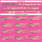 Personalized Pink Vintage USA Flag-Cream Performance Vapor Golf Polo Shirt Team Custom Name and Number