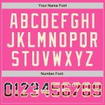 Personalized Pink Vintage USA Flag-Cream Two-Button Unisex Softball Jersey Team Custom Name and Number