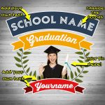 Personalized Pink White 3D Graduation Performance T-Shirt Team Custom Name and Number