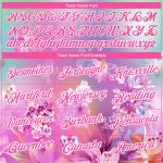 Personalized Pink White 3D Pattern Design Flowers Performance T-Shirt