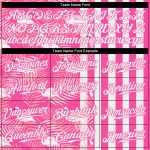 Personalized Pink White 3D Pattern Design Tropical Palm Leaves And Famingo Authentic Baseball Jersey Team Custom Name and Number