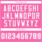 Personalized Pink White Authentic American Flag Fashion Baseball Jersey Team Custom Name and Number