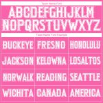 Personalized Pink White Authentic American Flag Fashion Baseball Jersey Team Custom Name and Number