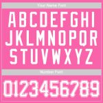 Personalized Pink White Authentic Baseball Jersey Team Custom Name and Number