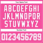 Personalized Pink White Authentic Sleeveless Baseball Jersey Team Custom Name and Number