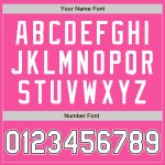 Personalized Pink White-Black Authentic Baseball Jersey
