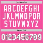 Personalized Pink White-Black Authentic Throwback Basketball Jersey