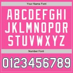Personalized Pink White Black-Light Blue Authentic Baseball Jersey Team Custom Name and Number