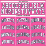 Personalized Pink White Black-Light Blue Authentic Throwback Basketball Jersey Team Custom Name and Number