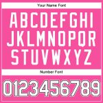 Personalized Pink White-Black Performance Vapor Golf Polo Shirt Team Custom Name and Number