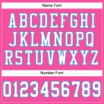 Personalized Pink White-Electric Blue Mesh Authentic Football Jersey Team Custom Name and Number