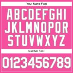 Personalized Pink White-Gray Authentic Sleeveless Baseball Jersey Team Custom Name and Number
