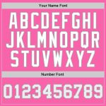 Personalized Pink White-Gray Authentic Throwback Basketball Jersey Team Custom Name and Number