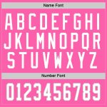 Personalized Pink White-Gray Hockey Jersey Team Custom Name and Number