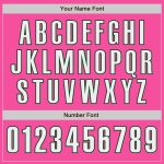 Personalized Pink White-Green Authentic Baseball Jersey