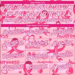 Personalized Pink White-Hot Pink 3D Pink Ribbon Breast Cancer Awareness Month Women Health Care Support Authentic Baseball Jersey