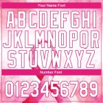 Personalized Pink White-Hot Pink 3D Pink Ribbon Breast Cancer Awareness Month Women Health Care Support Authentic Baseball Jersey Team Custom Name and Number