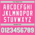 Personalized Pink White-Kelly Green Authentic Baseball Jersey