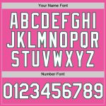 Personalized Pink White-Kelly Green Authentic Sleeveless Baseball Jersey Team Custom Name and Number
