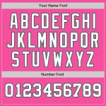 Personalized Pink White-Kelly Green Authentic Two Tone Baseball Jersey Team Custom Name and Number
