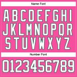 Personalized Pink White-Kelly Green Hockey Lace Neck Jersey Team Custom Name and Number